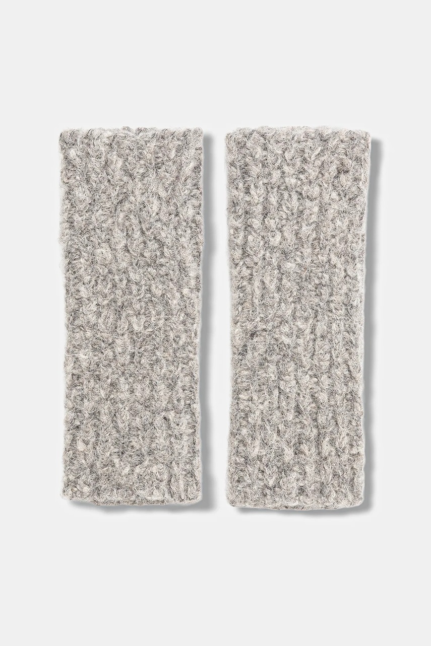 Митенки с шерстью Answear.LAB цвет серый