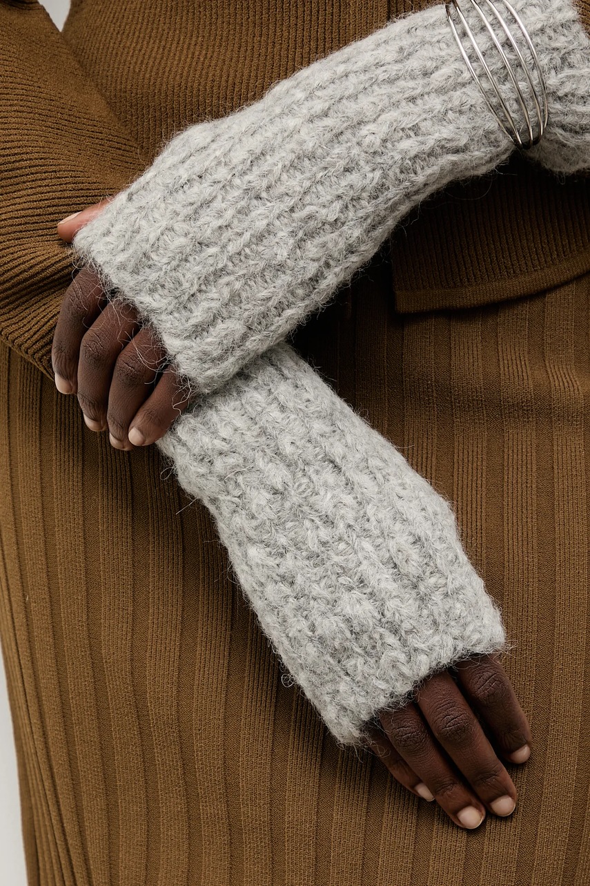 Rukavice bez prstů s vlnou Answear.LAB