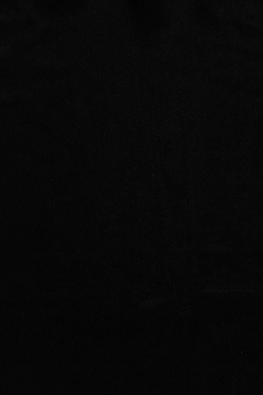 Шелковый платок на шею Answear.LAB цвет чёрный однотонная