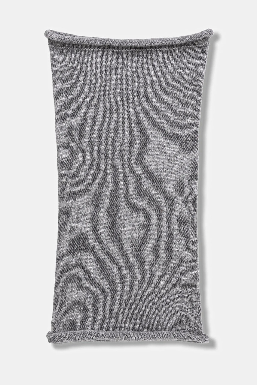 Снуд с шерстью Answear.LAB цвет серый однотонная