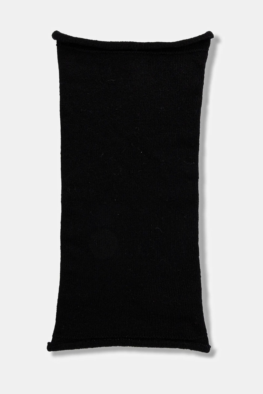 Снуд с шерстью Answear.LAB цвет чёрный однотонная