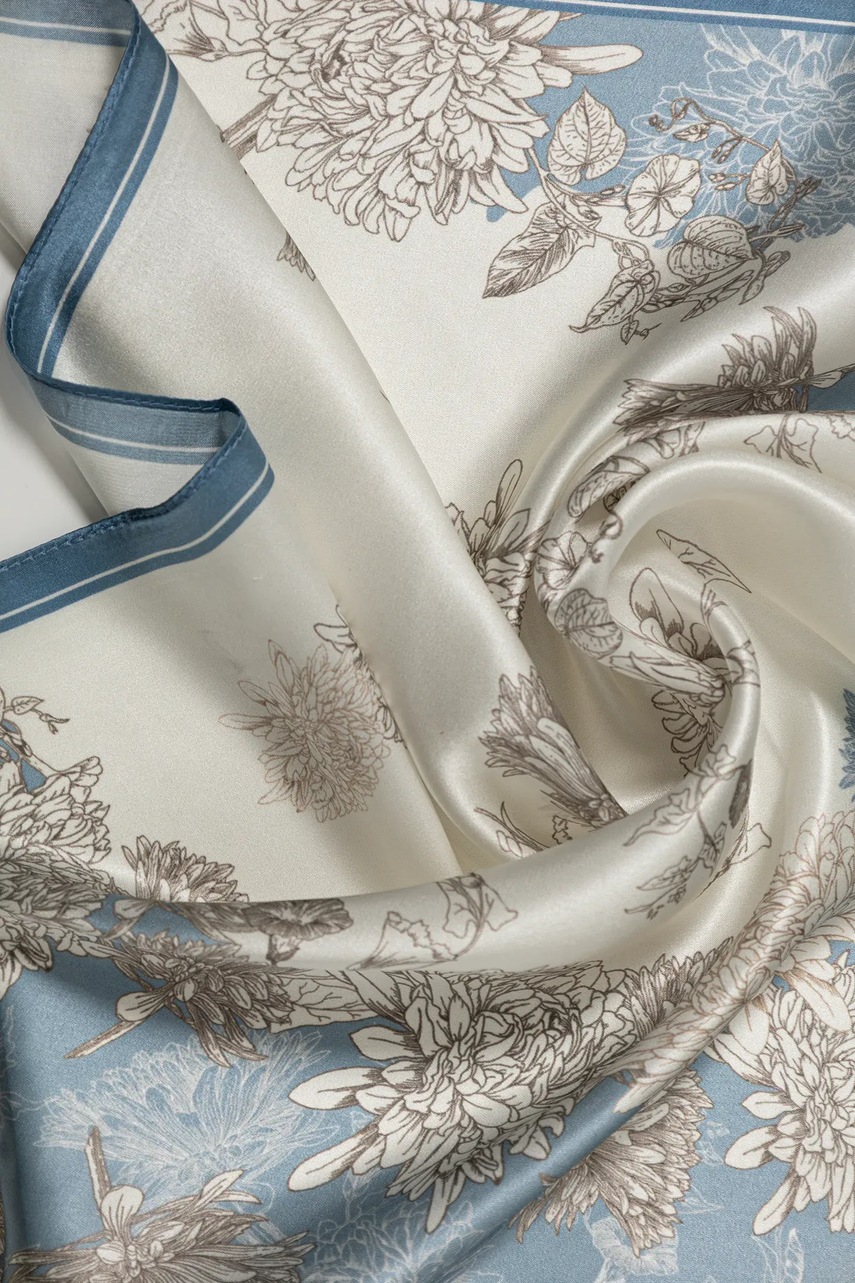 Шелковый платок на шею Answear.LAB узор