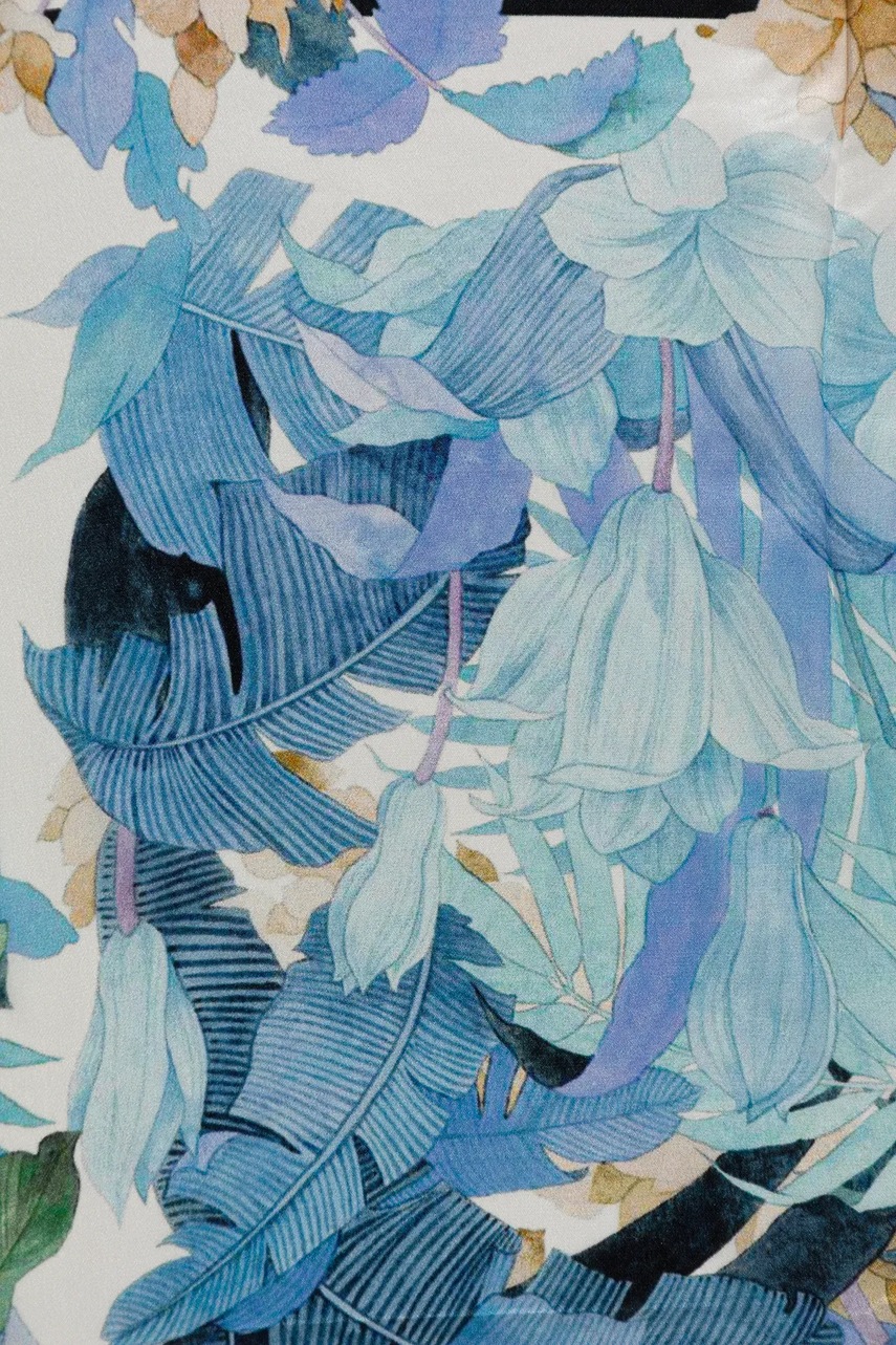 Шелковый платок на шею Answear.LAB узор