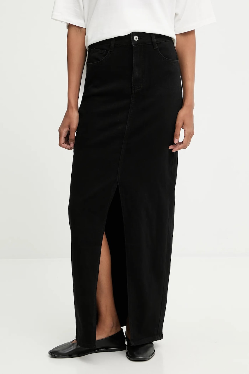 Answear.LAB fusta culoarea negru, maxi, creion