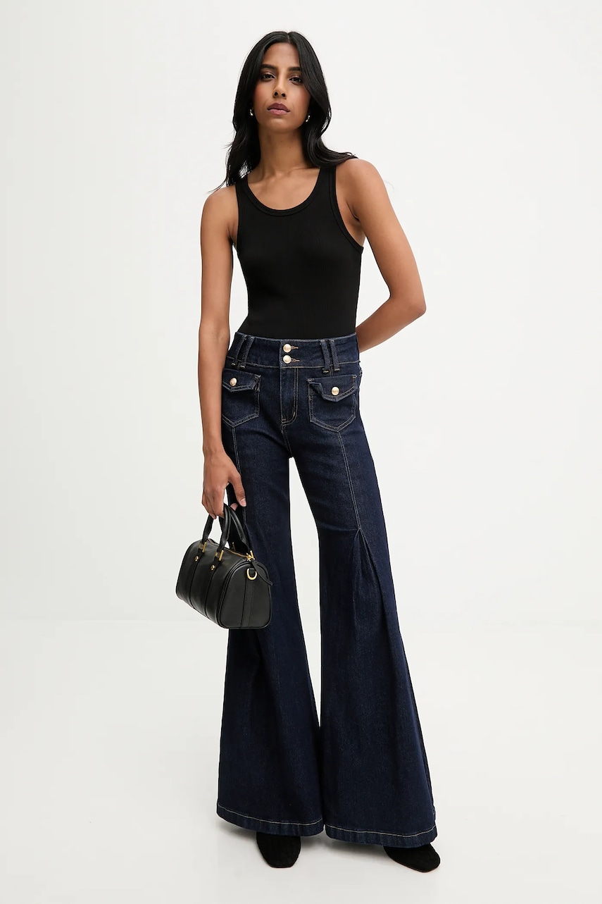 Answear.LAB jeansi culoarea albastru marin