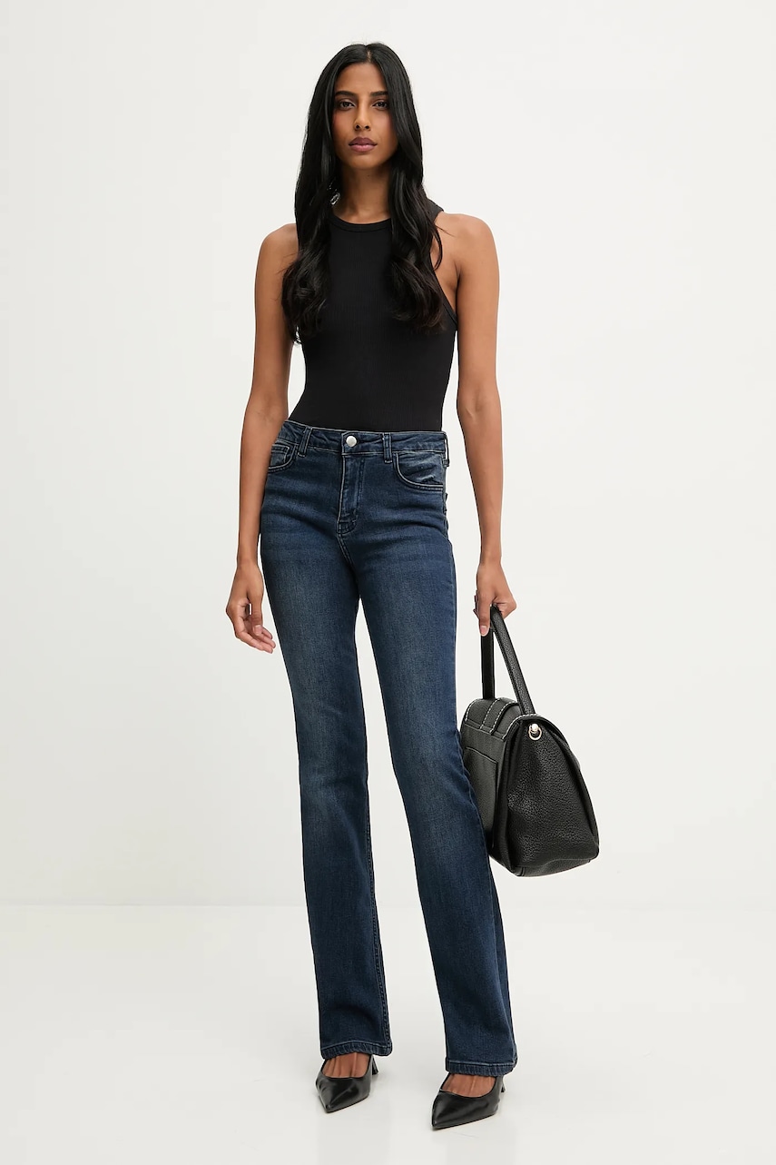 Answear.LAB jeansi culoarea albastru marin