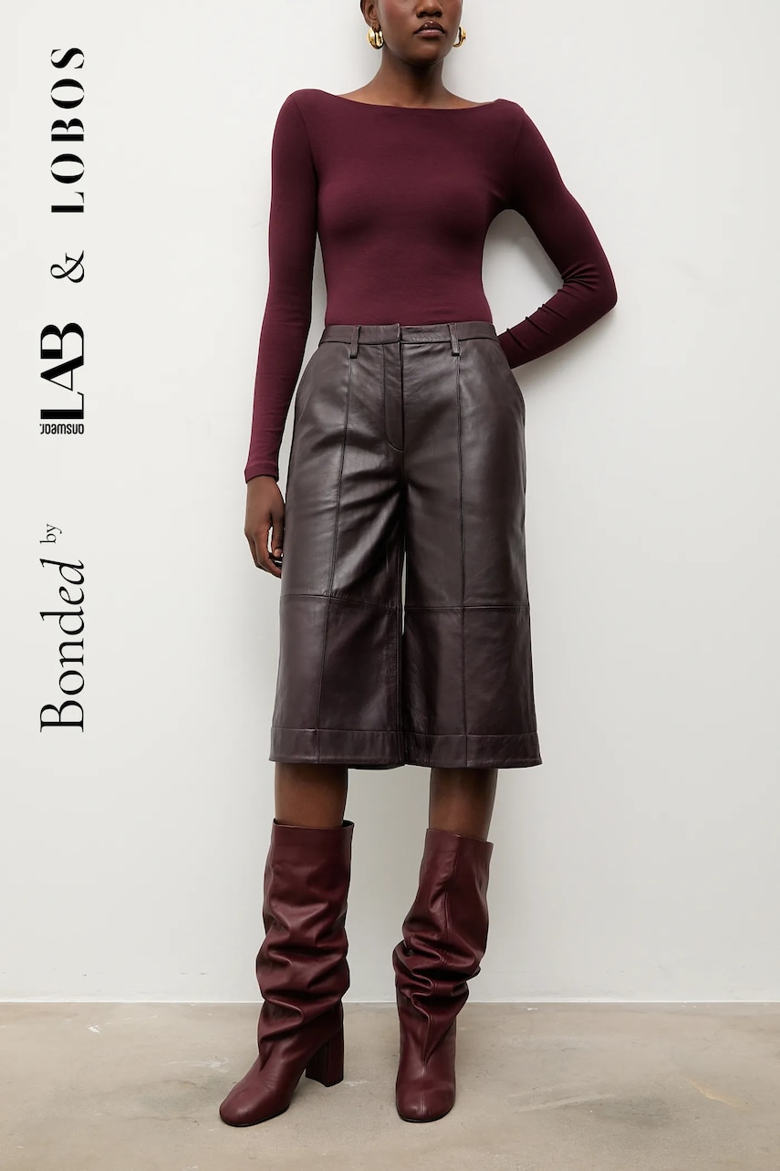 Bonded by Answear.LAB & LOBOS pantaloni de piele