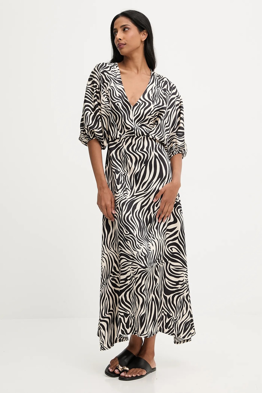 Платье Answear.LAB цвет чёрный maxi прямая