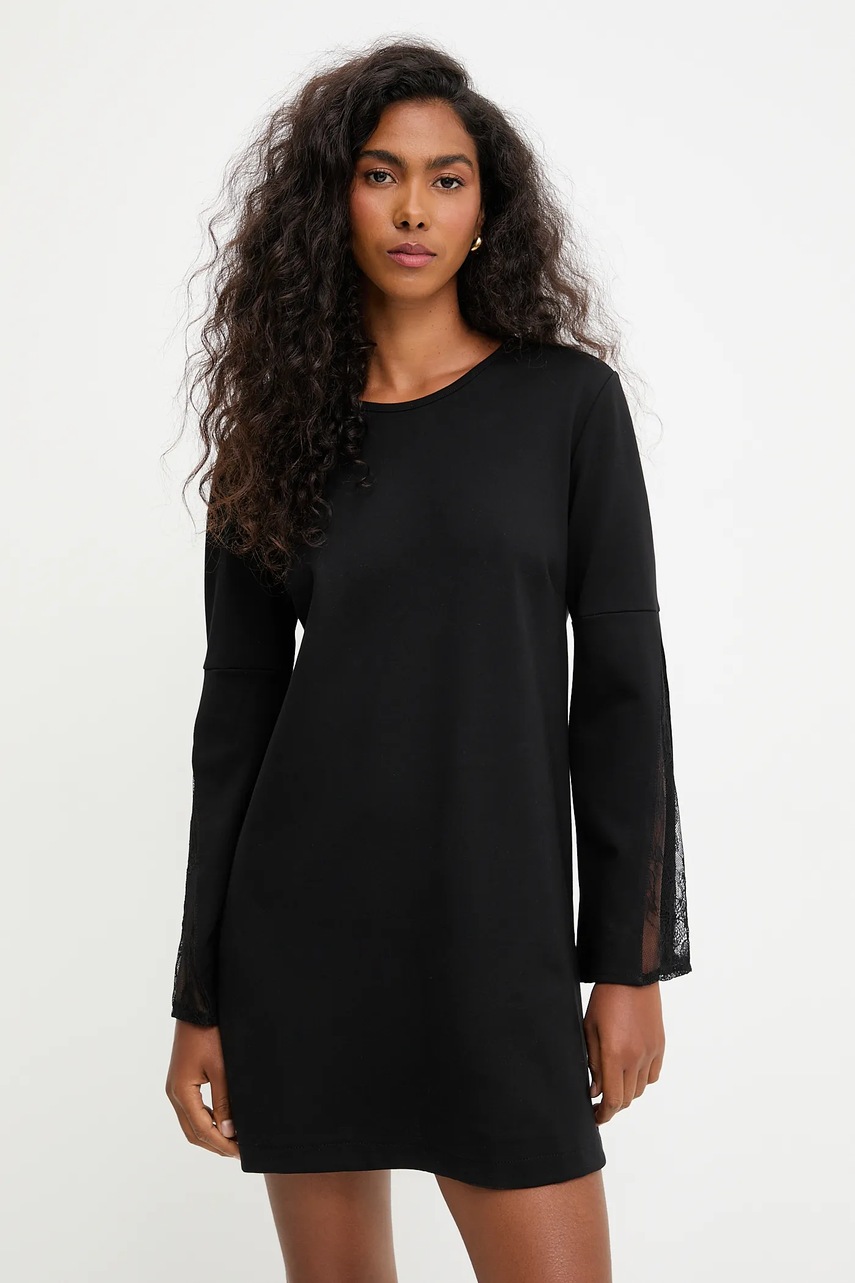 Платье Answear.LAB цвет чёрный mini прямая