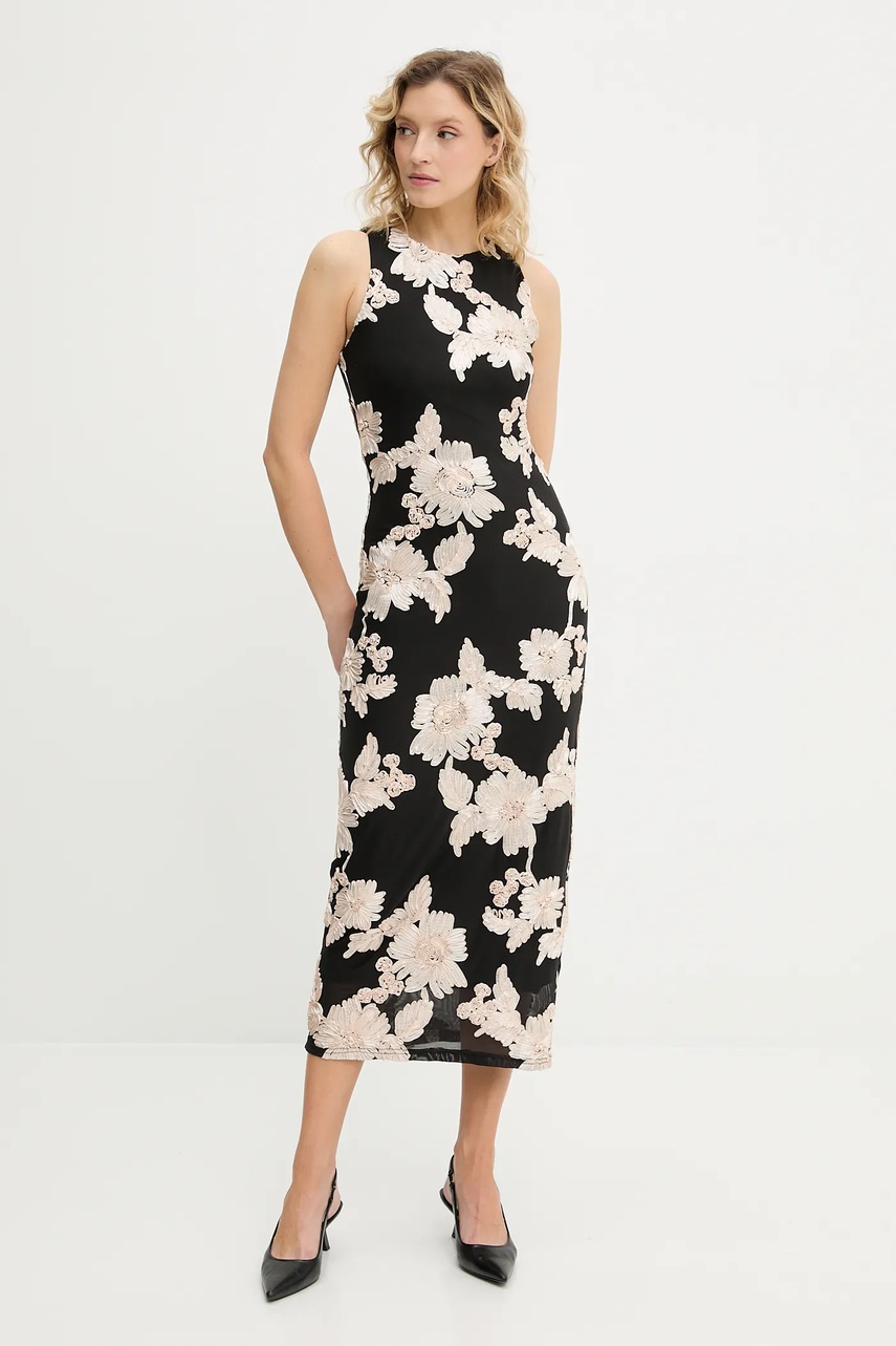 Платье Answear.LAB цвет чёрный maxi облегающее