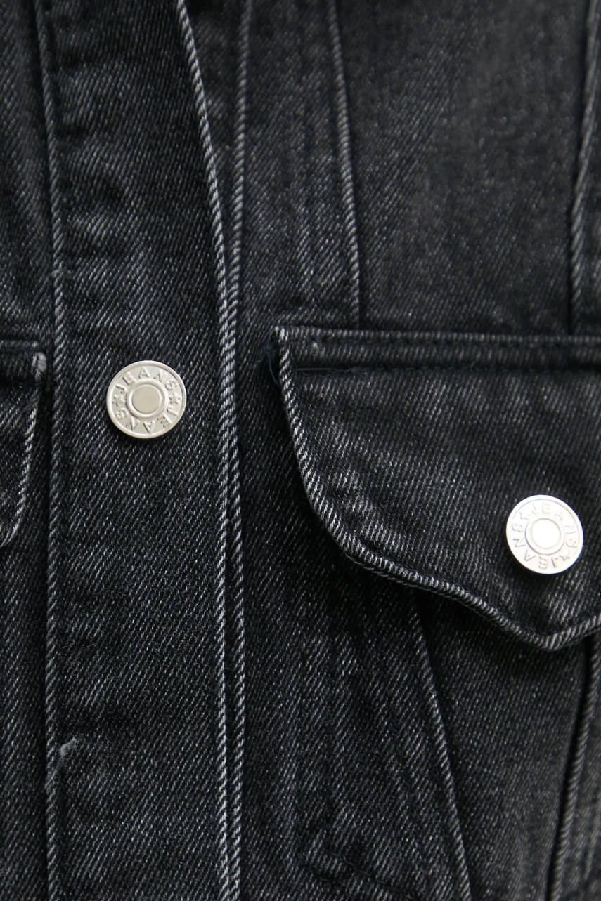 Φόρεμα τζιν Answear.LAB χρώμα: μαύρο φωτογραφία