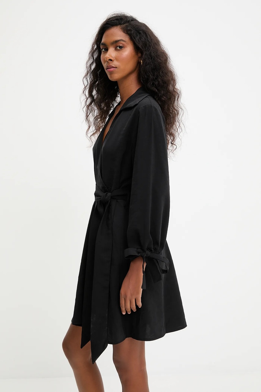 Сукня Answear.LAB колір чорний mini розкльошена