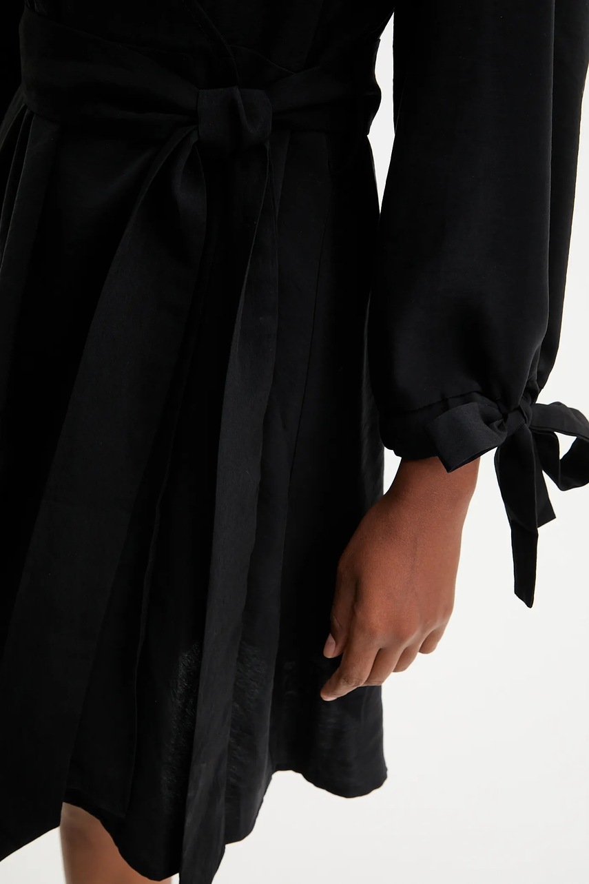 Сукня Answear.LAB колір чорний mini розкльошена