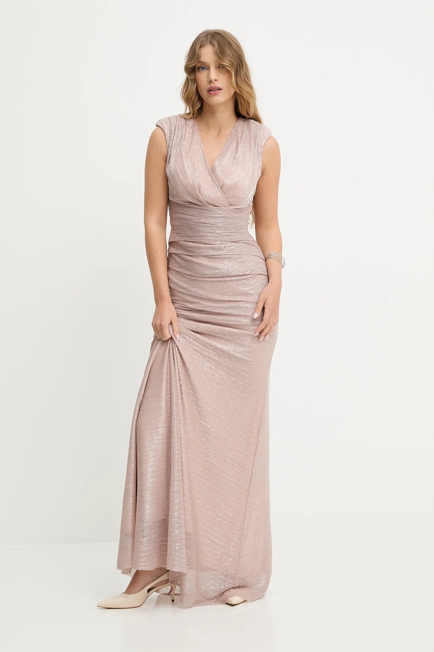 Платье Answear.LAB цвет розовый maxi прямая