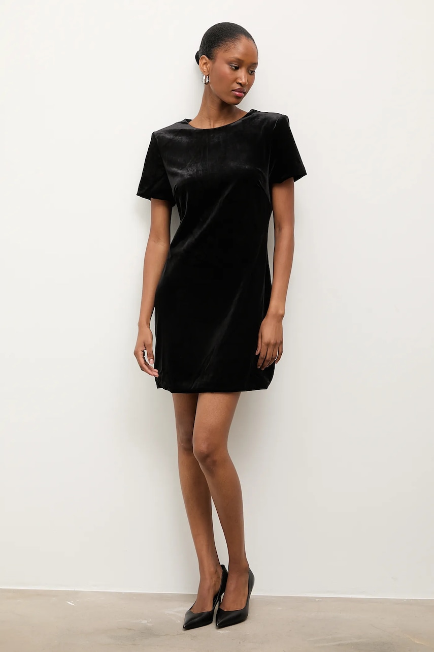 Answear.LAB rochie culoarea negru, mini, mulata