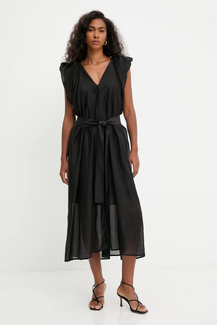 Платье Answear.LAB цвет чёрный midi oversize