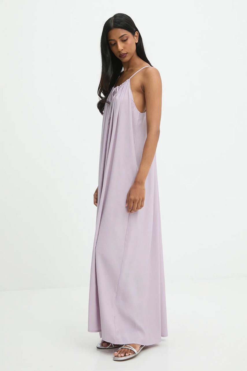 Платье Answear.LAB цвет фиолетовый maxi прямая