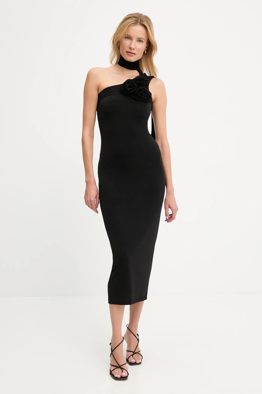 Платье Answear.LAB цвет чёрный midi прямая