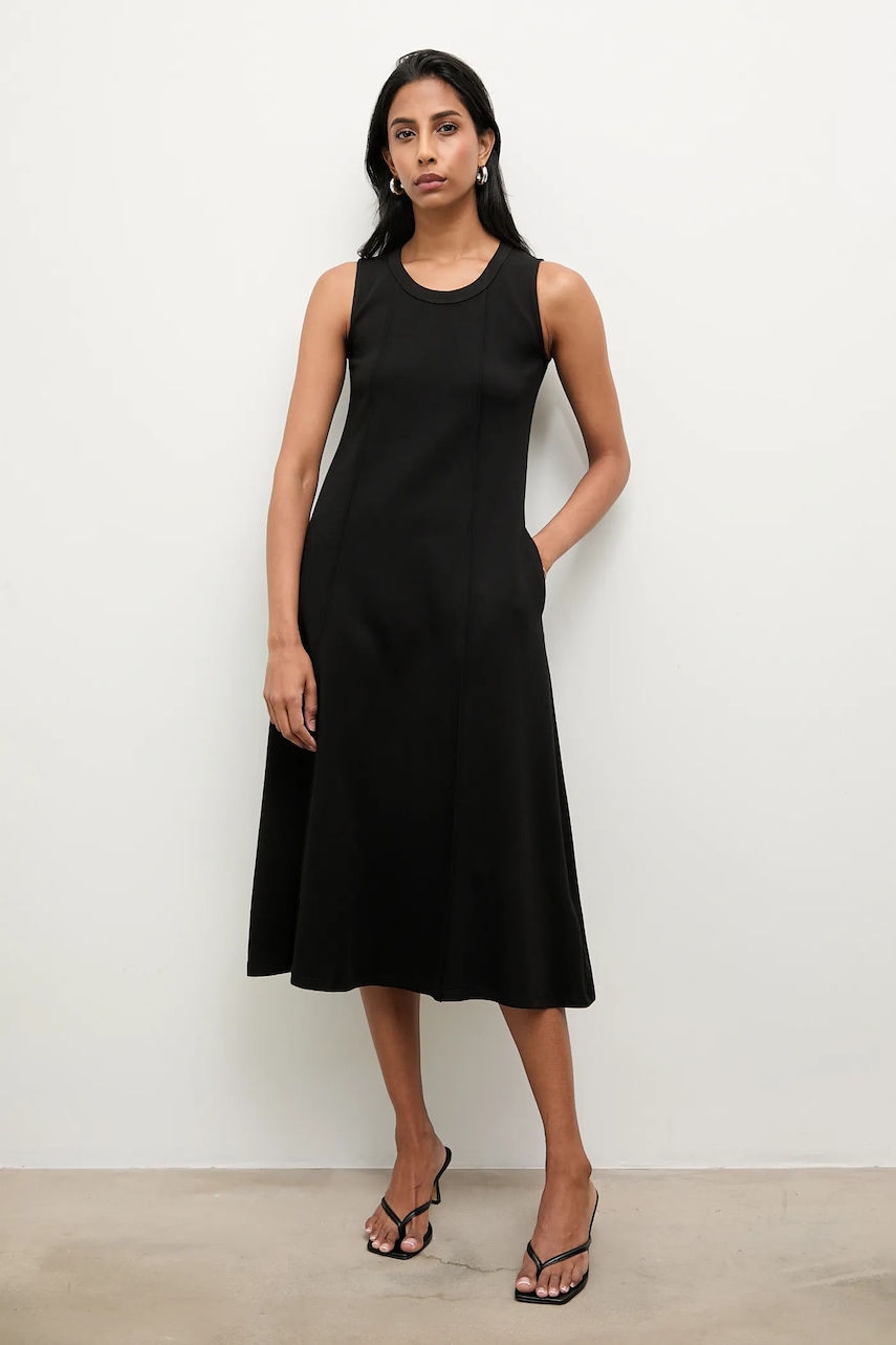 Answear.LAB rochie culoarea negru, mini, evazati