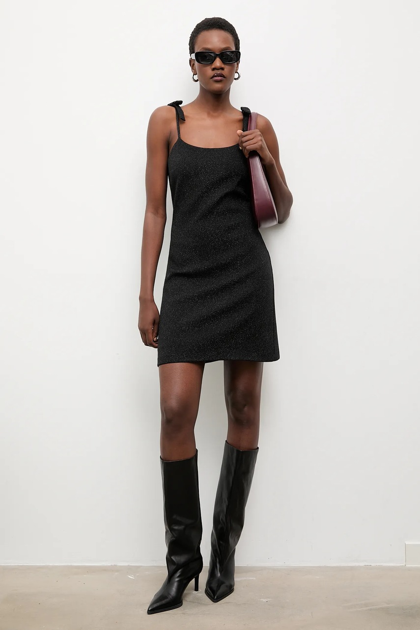 Платье Answear.LAB цвет чёрный mini облегающее