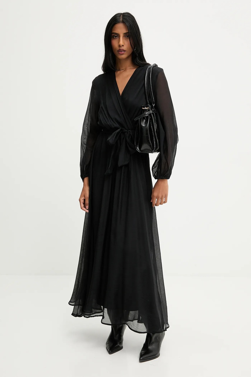 Платье Answear.LAB цвет чёрный maxi прямая