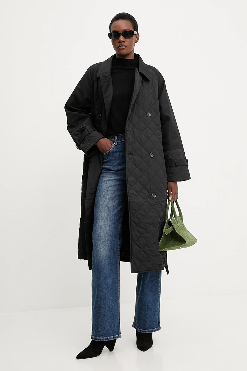 Свитер с кашемиром Answear.LAB цвет чёрный лёгкое с гольфом