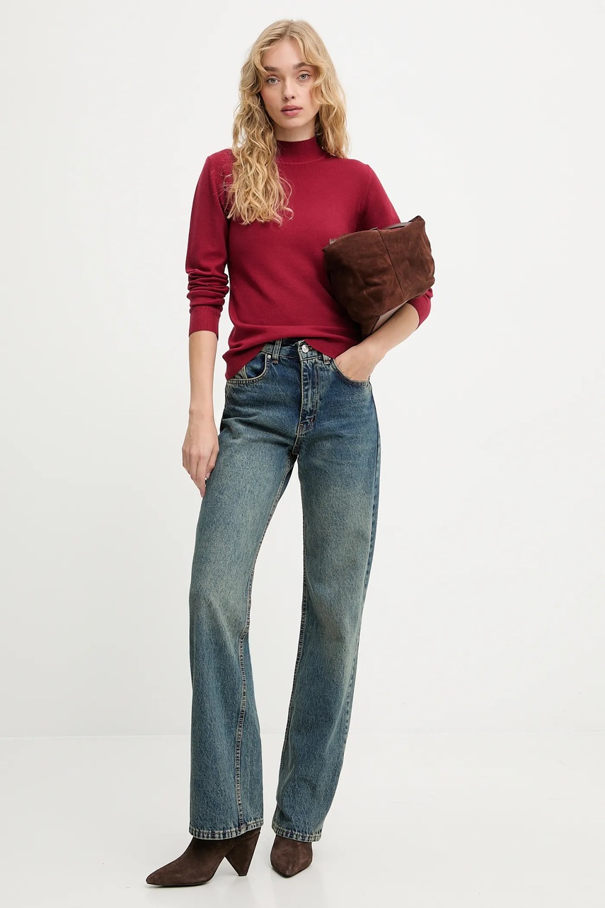 Свитер с кашемиром Answear.LAB цвет красный