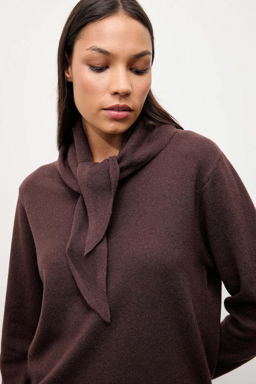 Answear.LAB pulover de lana culoarea maro, light