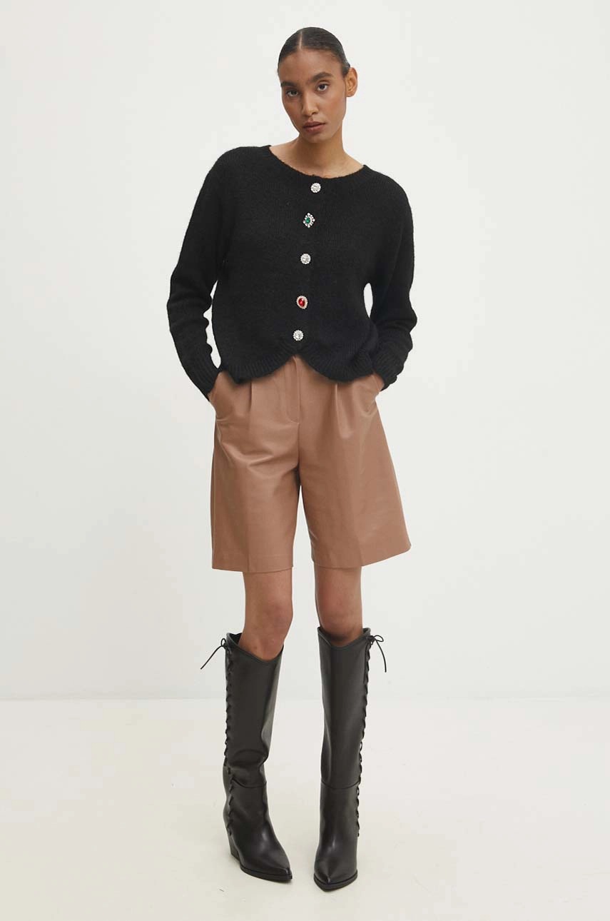 Свитер с шерстью Answear.LAB цвет чёрный лёгкое