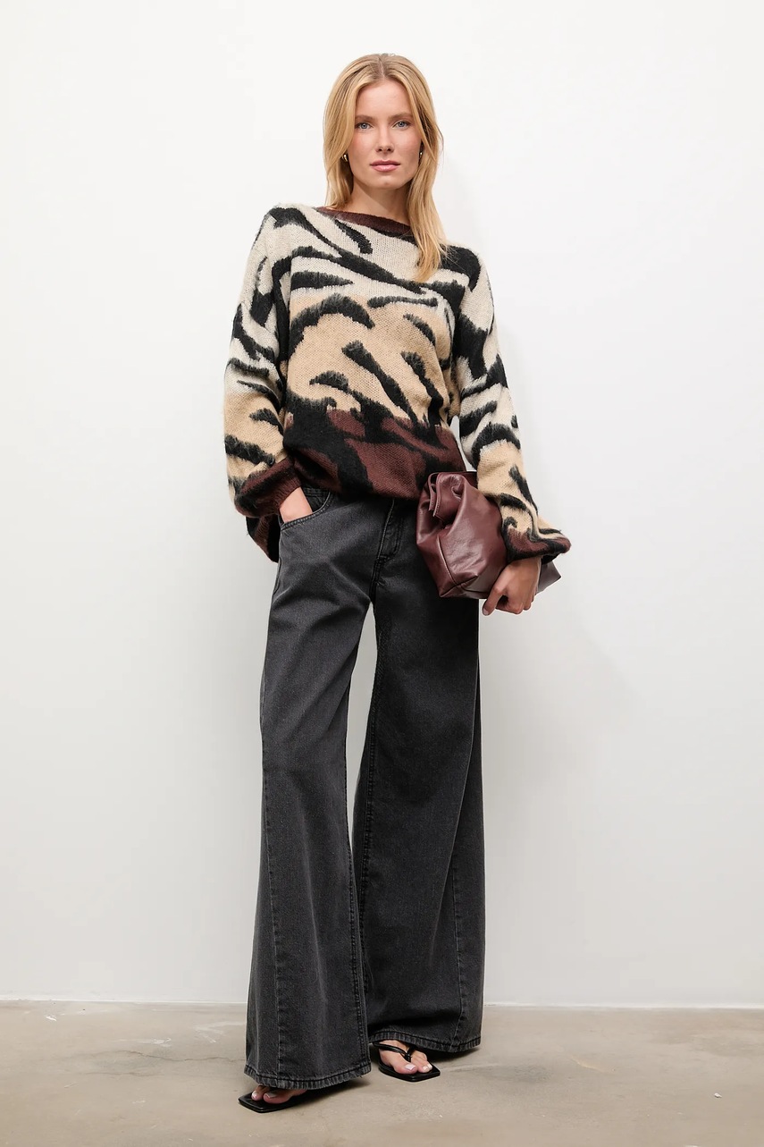 Свитер с добавлением шерсти Answear.LAB цвет коричневый