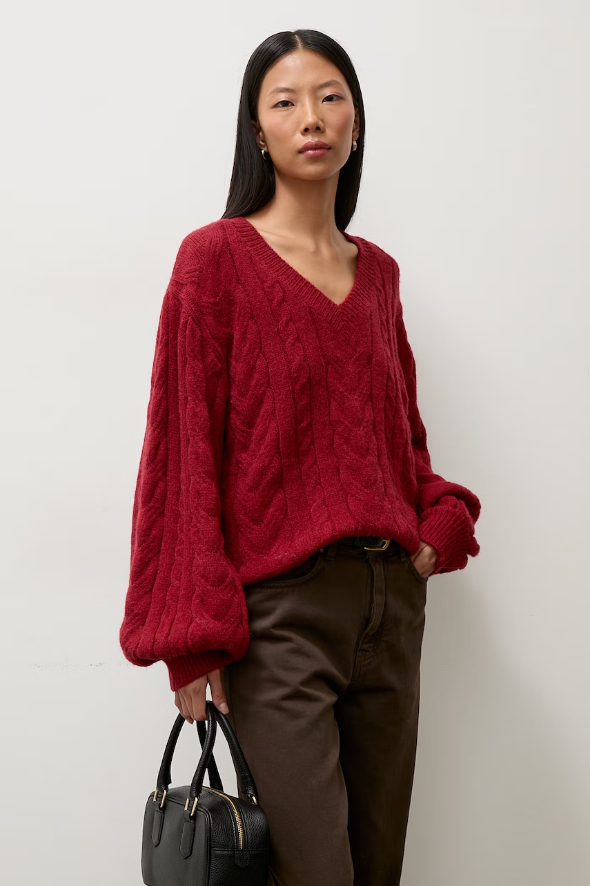 Answear.LAB sweter damski z dodatkiem wełny