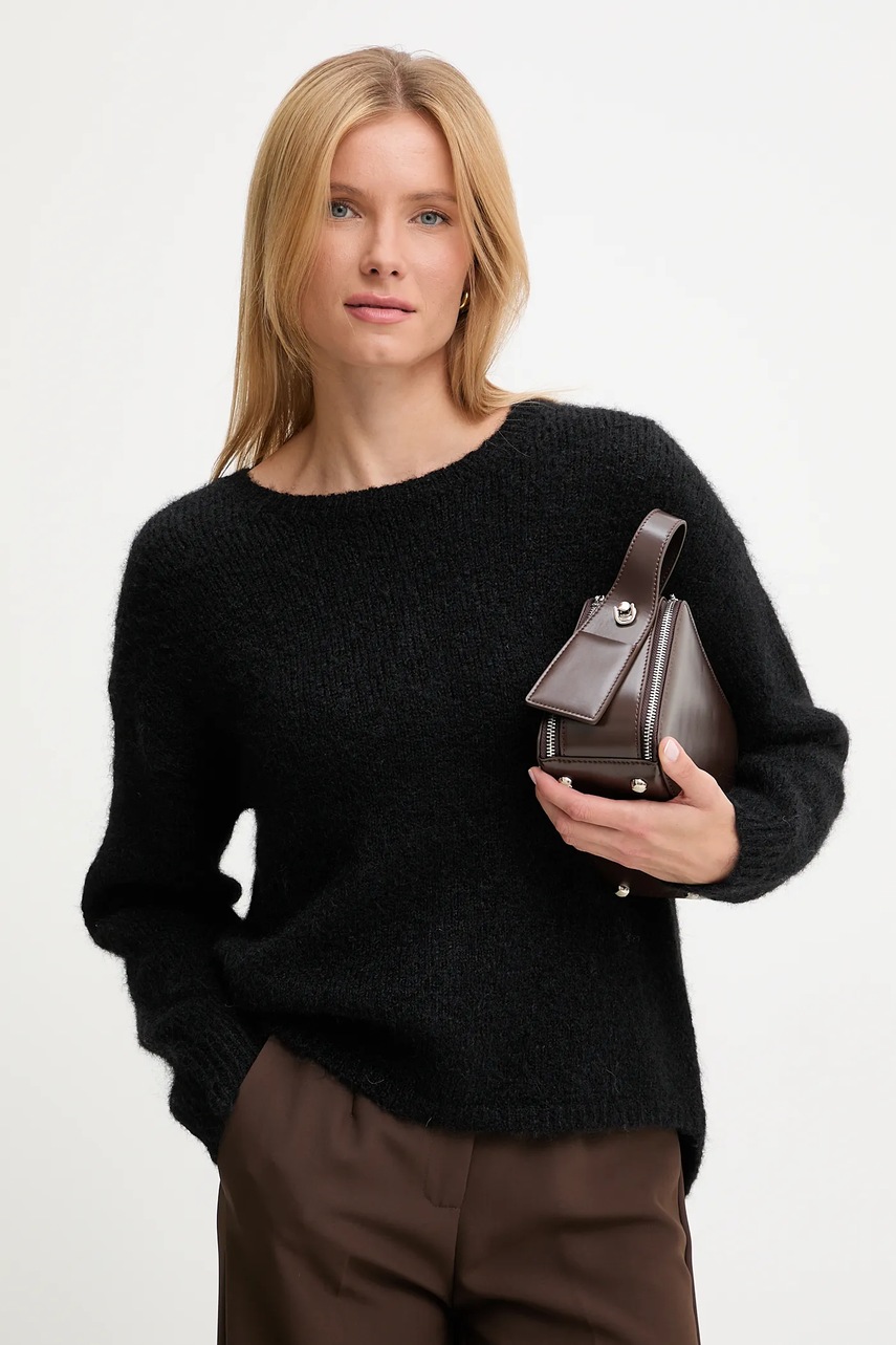 Свитер с шерстью Answear.LAB цвет чёрный