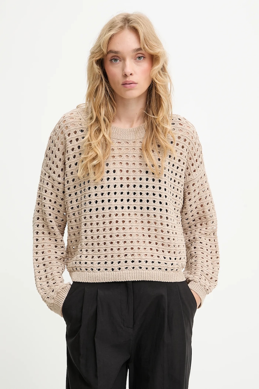Answear.LAB pulover culoarea bej, light