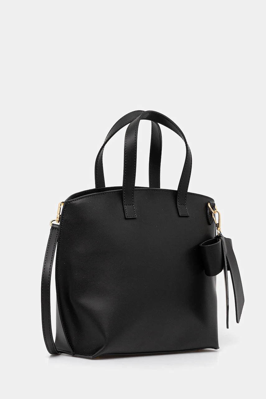 Кожаная сумочка Answear.LAB цвет чёрный Кожаная сумочка Answear.LAB цвет чёрный