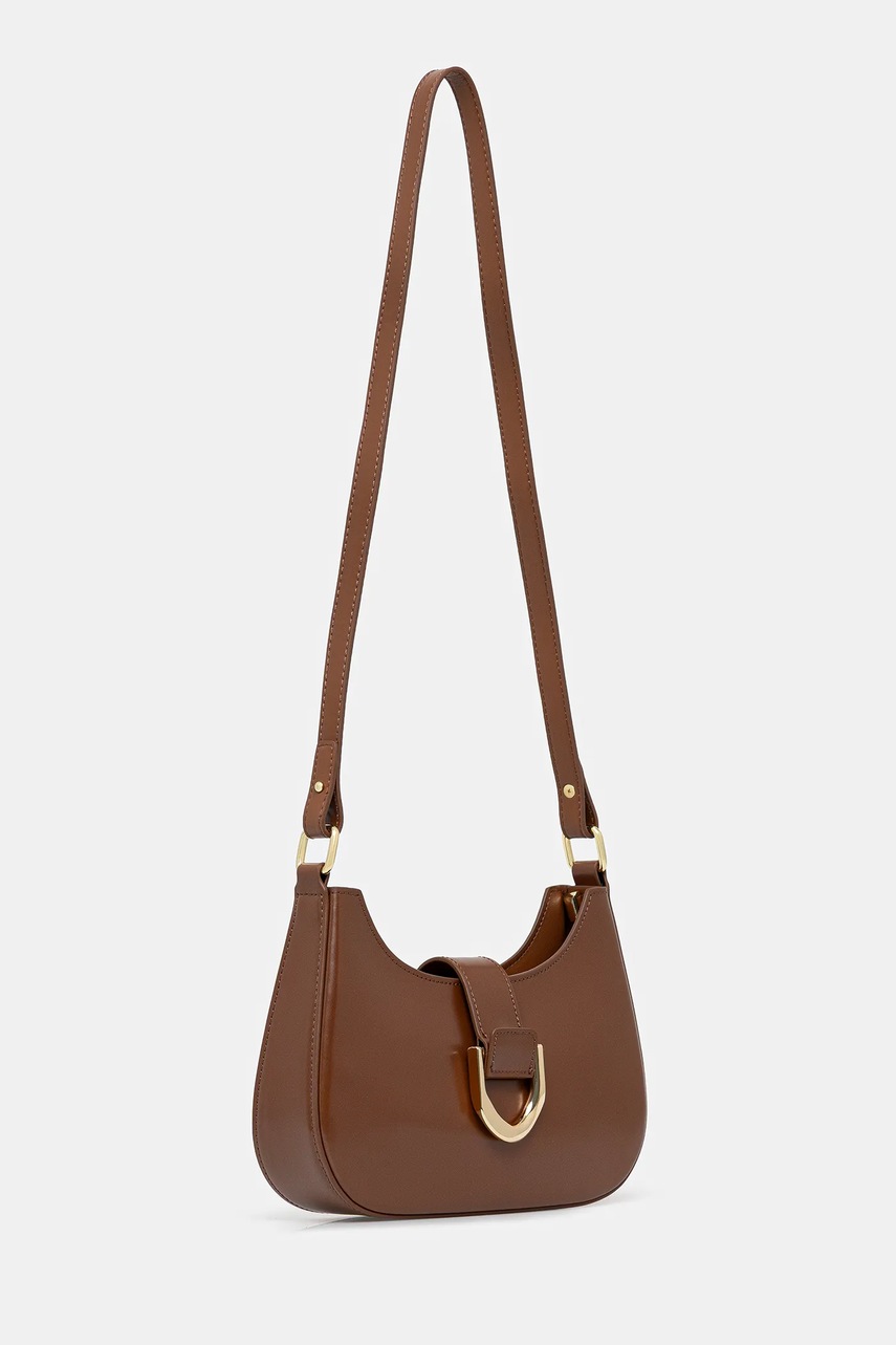 Кожаная сумочка Answear.LAB цвет коричневый