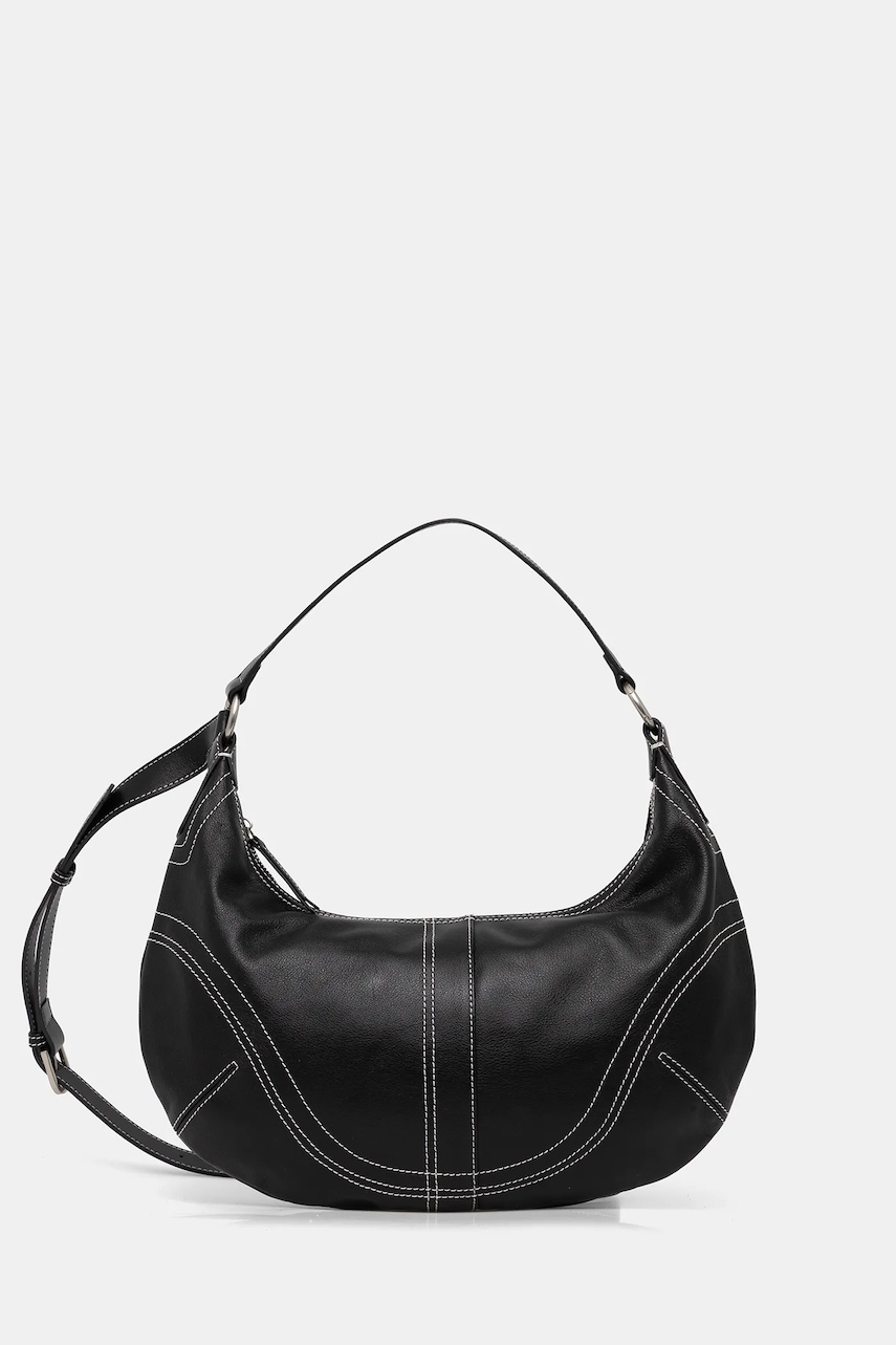 Answear.LAB poseta de piele culoarea negru