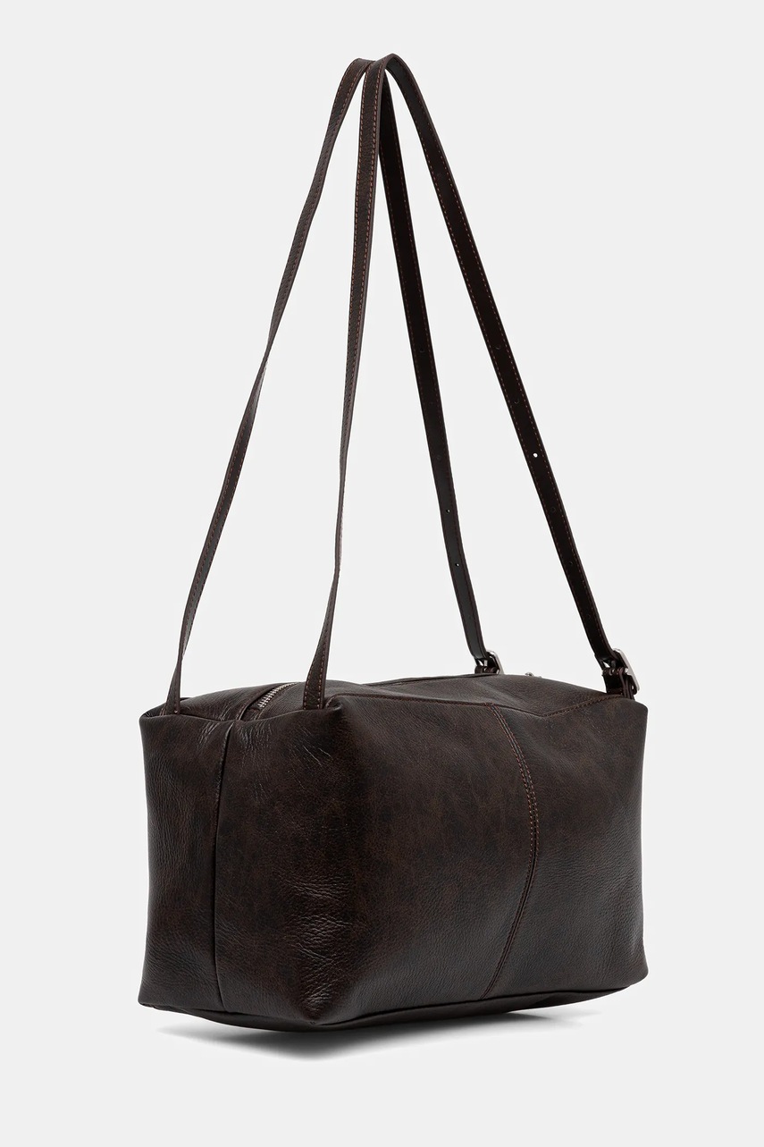 Кожаная сумочка Answear.LAB цвет коричневый