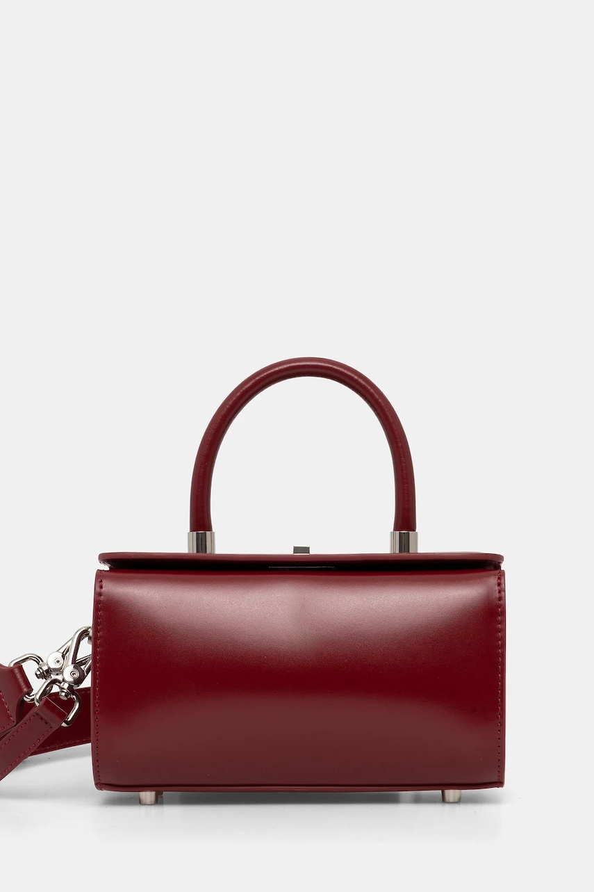 Kožená kufříková kabelka Answear.LAB z kolekce Unscripted červená