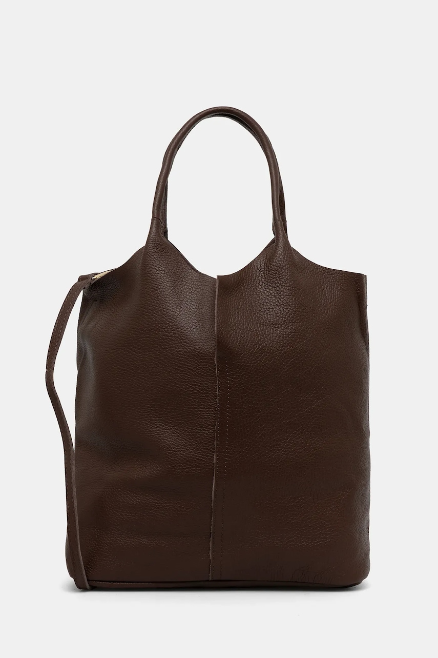 Answear.LAB poseta de piele culoarea maro