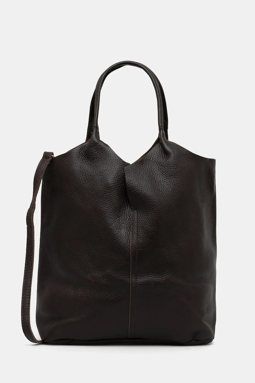 Answear.LAB poseta de piele culoarea maro