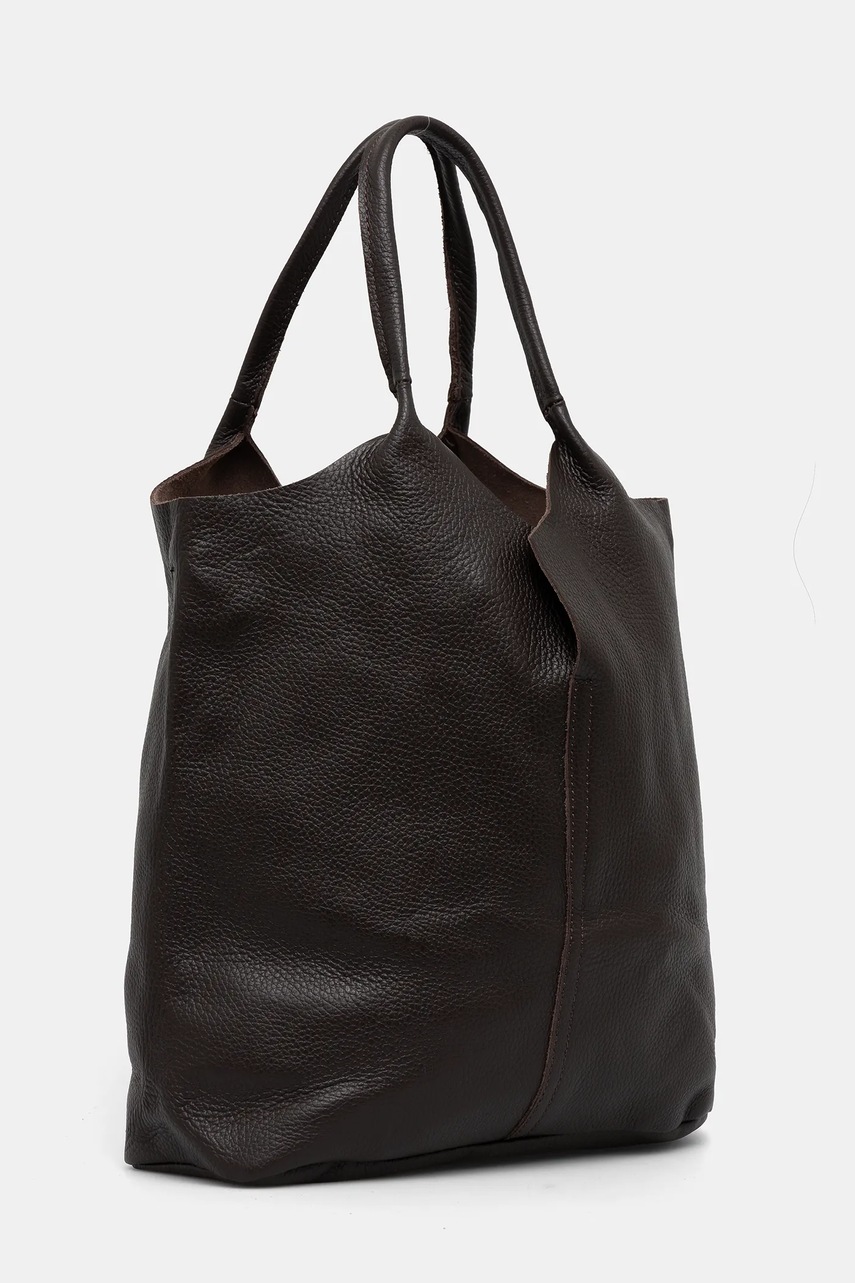 Кожаная сумочка Answear.LAB цвет коричневый