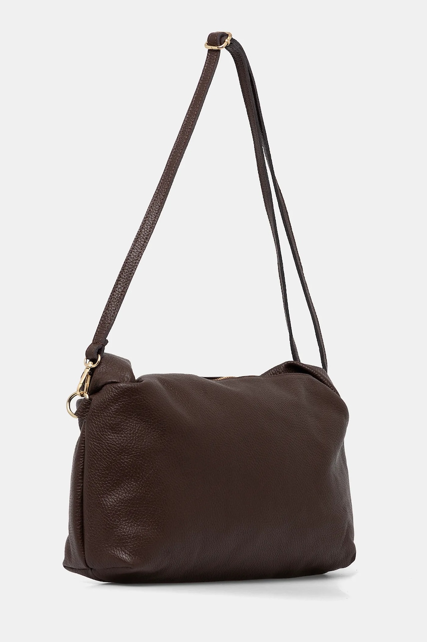 Кожаная сумочка Answear.LAB цвет коричневый Кожаная сумочка Answear.LAB цвет коричневый