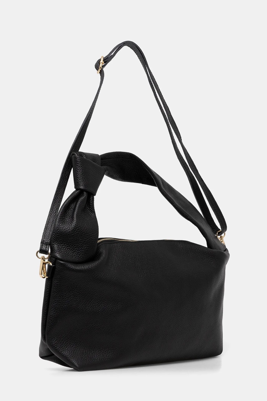 Кожаная сумочка Answear.LAB цвет чёрный