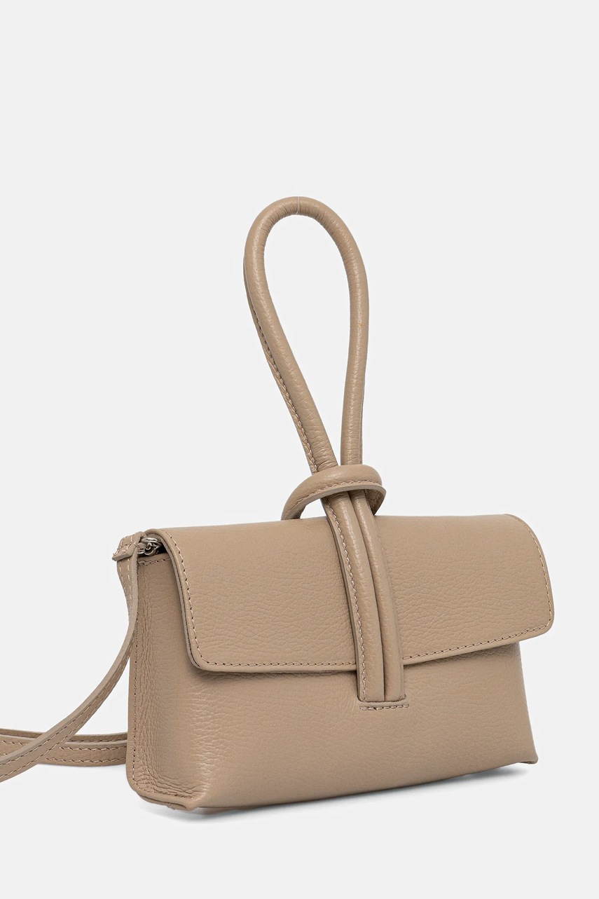 Кожаная сумка Answear.LAB цвет коричневый