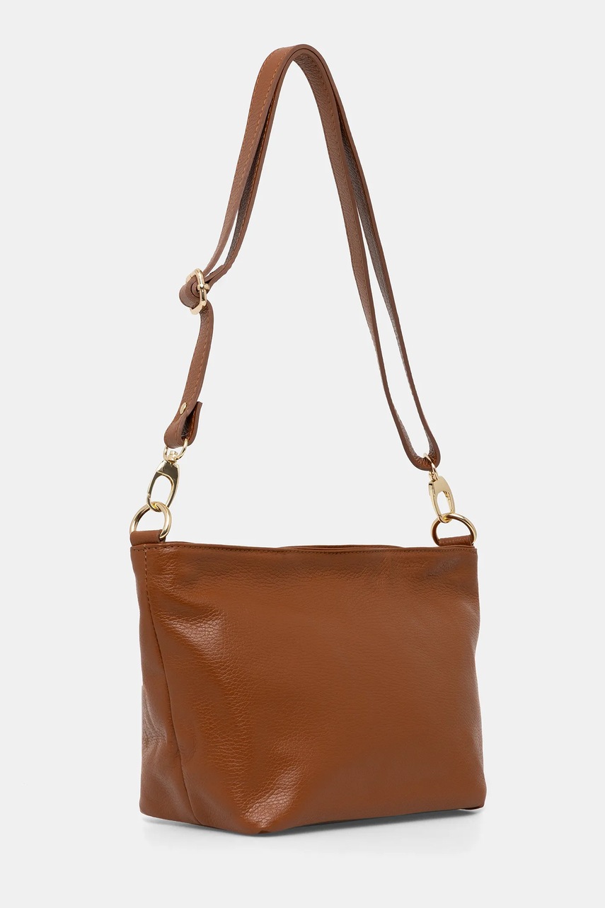 Кожаная сумочка Answear.LAB цвет коричневый Кожаная сумочка Answear.LAB цвет коричневый
