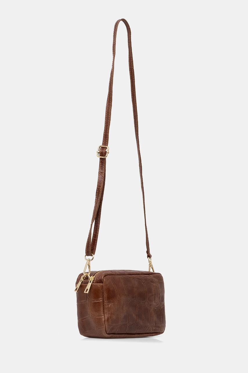 Кожаная сумочка Answear.LAB цвет коричневый