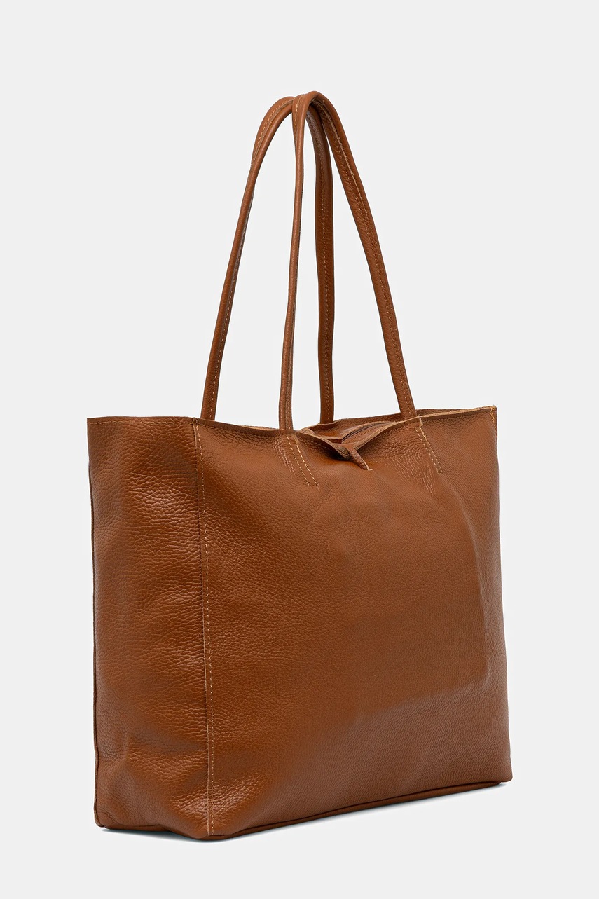 Кожаная сумочка Answear.LAB цвет коричневый