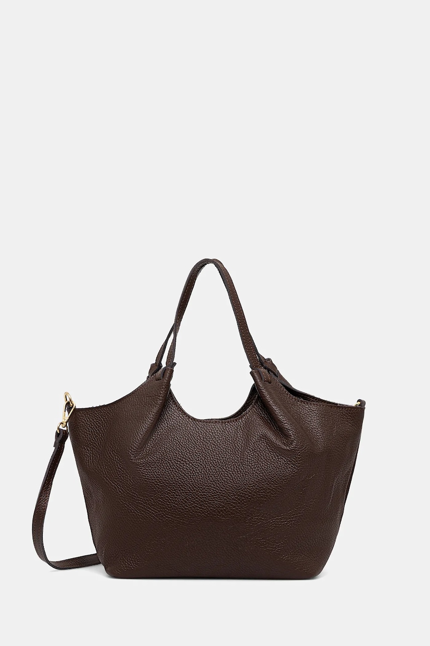 Answear.LAB poseta de piele culoarea maro