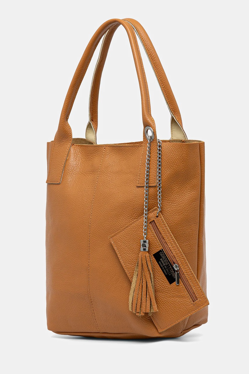 Кожаная сумочка Answear.LAB цвет коричневый