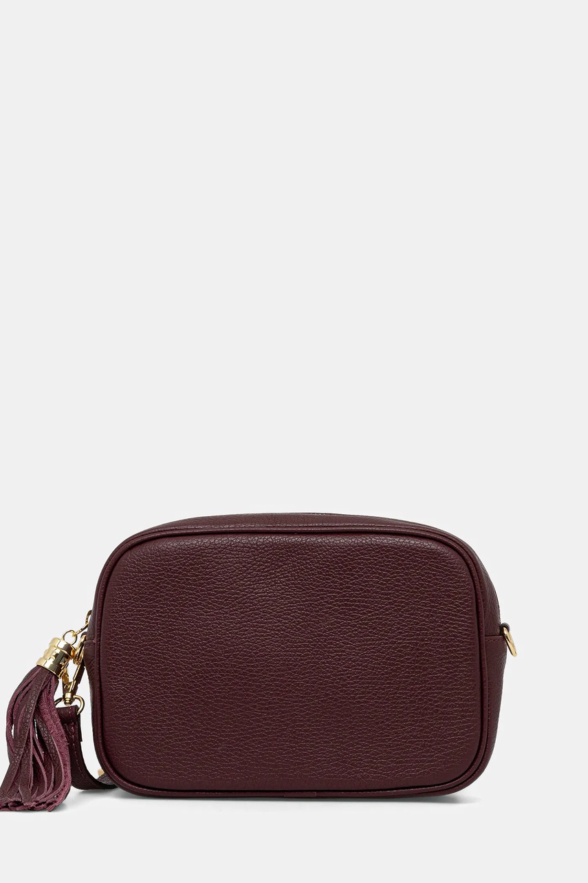 Answear.LAB poseta de piele culoarea bordo